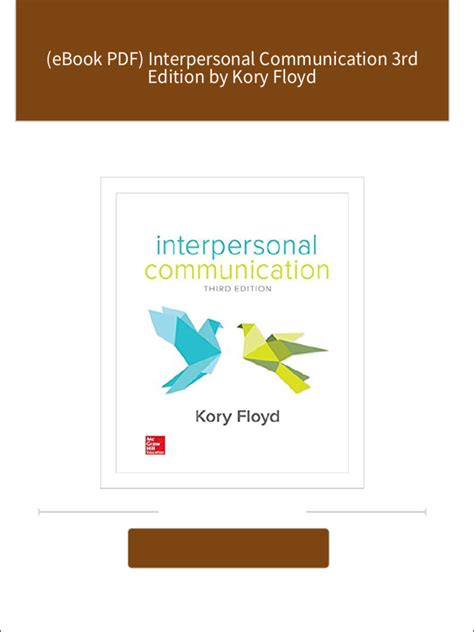 interpersonal communication pdf free download|interpersonal communication by floyd pdf.
